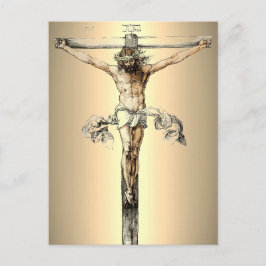 Albrecht Durer 1505十字架はがき上のキリスト ポストカード