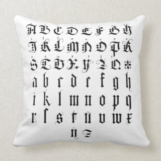 Albrecht Durer Alphabet クッション