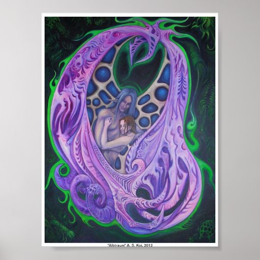 「Albtraum」A. S.コイポスタープリント ポスター (正面)