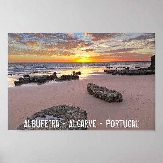 Albufeira - Portugal. Summer vacations in Algarve ポスター (正面)