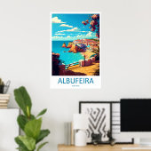 Albufeira Ski Travel National Poster Vintage Park ポスター (ホームオフィス)