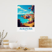Albufeira Ski Travel National Poster Vintage Park ポスター (キッチン)