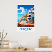 Albufeira Travel Park Ski Poster Vintage National ポスター (キッチン)