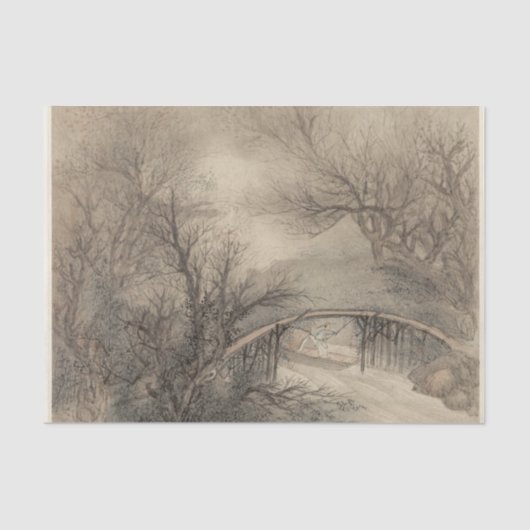 Album of Landscape Leaf 1作王涯 薄葉紙 (正面)