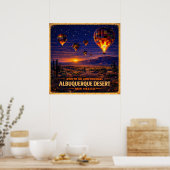 Albuquerque Desert New Mexico Centennial ポスター (キッチン)