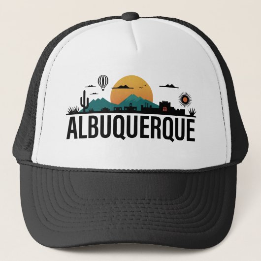 Albuquerque New Mexico キャップ (正面)