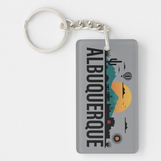 Albuquerque New Mexico キーホルダー (正面)