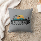 Albuquerque New Mexico クッション (ブランケット)