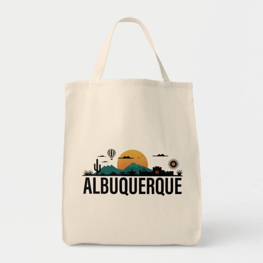 Albuquerque New Mexico トートバッグ (正面)