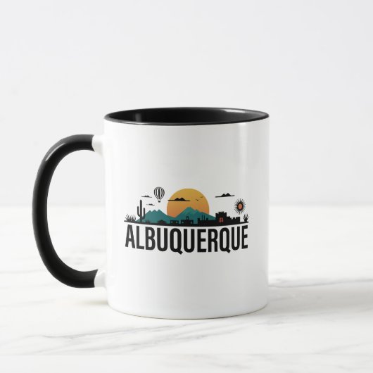 Albuquerque New Mexico マグカップ (左)