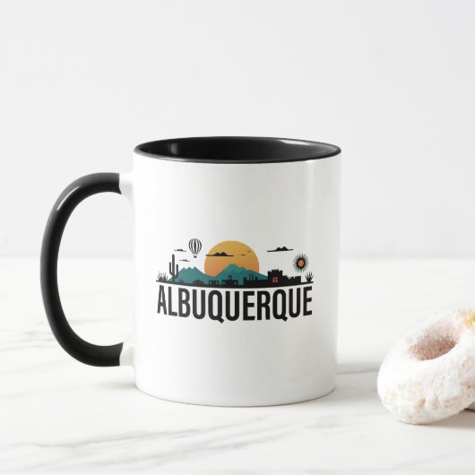 Albuquerque New Mexico マグカップ (ドーナツ)