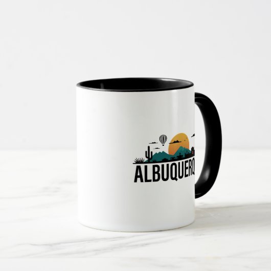 Albuquerque New Mexico マグカップ (正面右)