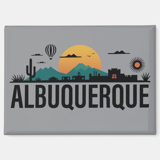 Albuquerque New Mexico マグネット (正面)