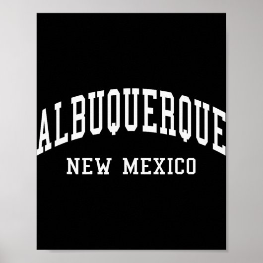 Albuquerque - New Mexico - Throwback Design - Clic ポスター (正面)