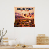 Albuquerque New Mexico Vintage Travel ポスター (キッチン)