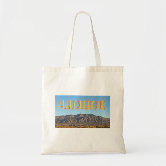 Albuquerque New Mexico with Sandia Mountains トートバッグ (正面)