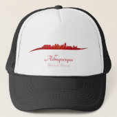 Albuquerque skyline in red キャップ (正面)