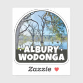 Albury NSW, Wodonga Victoria – オーストラリアのステッカー シール (シート)