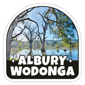 Albury NSW, Wodonga Victoria – オーストラリアのステッカー シール