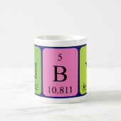 Alby定期的なテーブル名mag コーヒーマグカップ (中央)