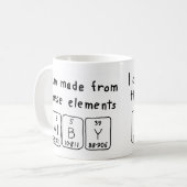 Alby定期的なテーブル名mag コーヒーマグカップ (正面左)