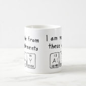 Alby定期的なテーブル名mag コーヒーマグカップ (中央)