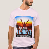 Alcanza tus Sueños: El Poder de Creer en Ti Mismo. Tシャツ (正面)