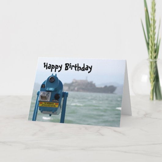 Alcatrazの眺め カード (正面)