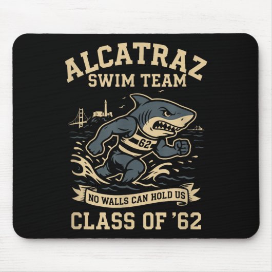 Alcatraz Penitentiary Swim Team  マウスパッド (正面)