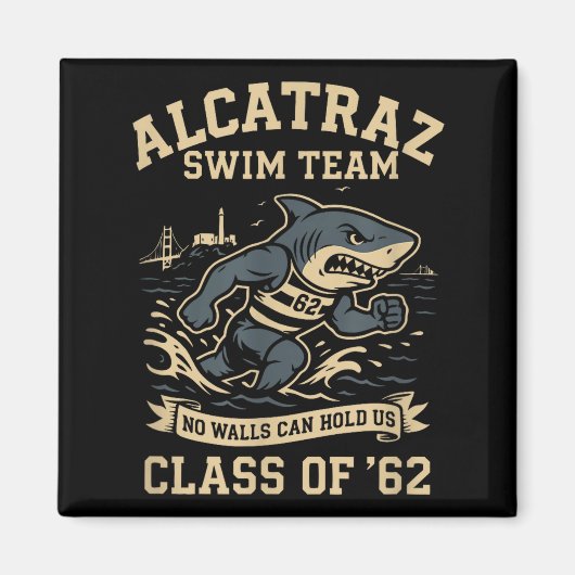 Alcatraz Penitentiary Swim Team  マグネット (正面)