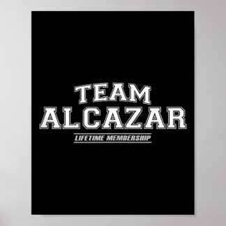 Alcazarチーム プライドファミリーの姓 名前 ギフト ポスター