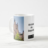 Alcázar deセゴビア、スペイン コーヒーマグカップ (正面左)