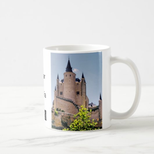 Alcázar deセゴビア、スペイン コーヒーマグカップ (右)