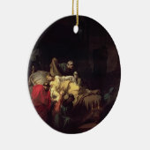 Alcestisは彼女の夫の広告を救うために彼女自身を犠牲にします セラミックオーナメント (右)