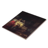 Alcestisは彼女の夫の広告を救うために彼女自身を犠牲にします タイル (側面)