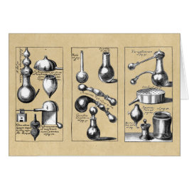 Alchemy Lab Beakers and Toolsノートカード