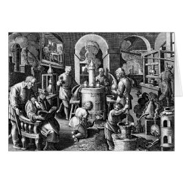 Alchemy Lab Science Greeting Card