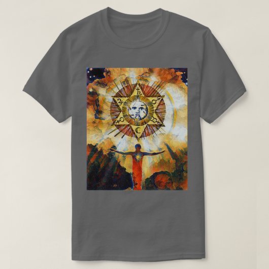 Alchemy of the Soul red version Art by LAVA Tシャツ (デザイン正面)