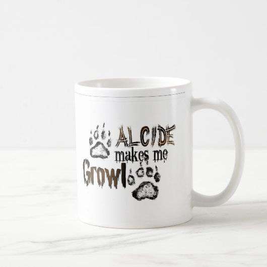 Alcideは私をうならせます コーヒーマグカップ (右)