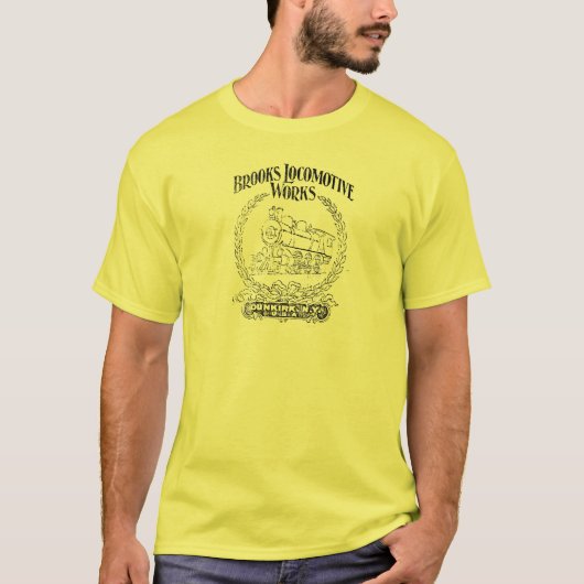 Alco -小川機関車はロゴ1899年を働かせます tシャツ (正面)
