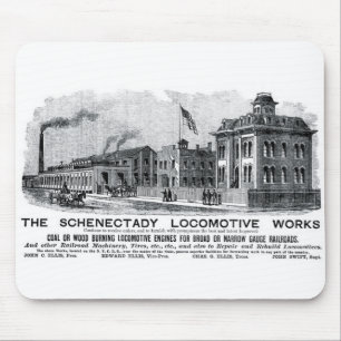 Alco Schenectadyのロコモーティブの仕事1870年 マウスパッド