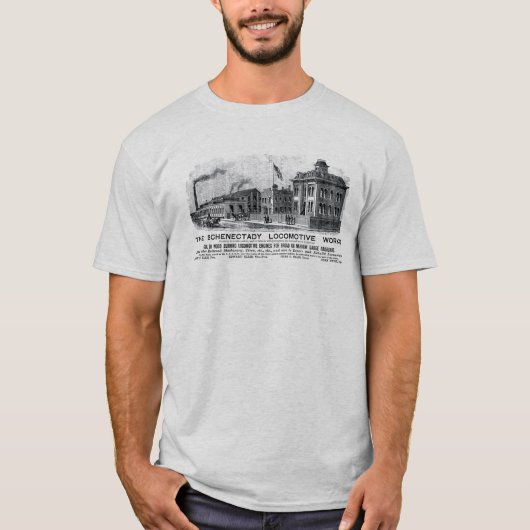 Alco Schenectadyのロコモーティブの仕事1870年 Tシャツ (正面)