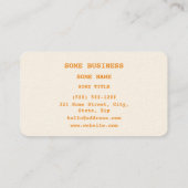 Alcohol Ethanol Molecular Chemical Formula 名刺 (裏面)