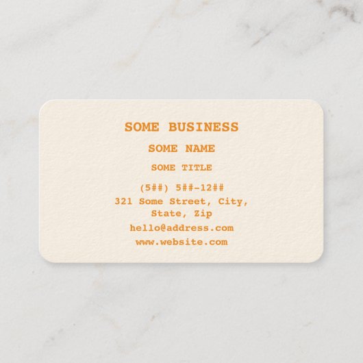 Alcohol Ethanol Molecular Chemical Formula 名刺 (裏面)