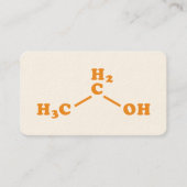 Alcohol Ethanol Molecular Chemical Formula 名刺 (正面)