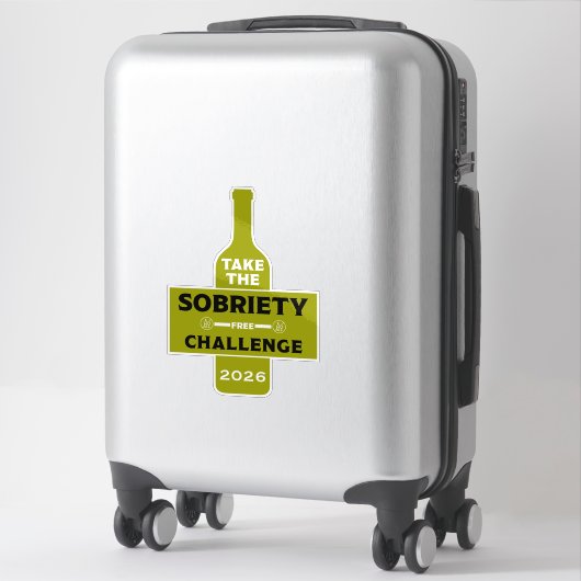  Alcohol Free And Sober シール (スーツケース)