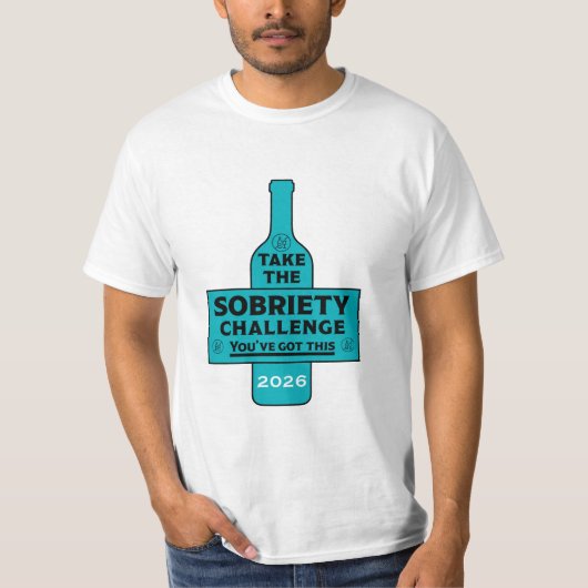 Alcohol Free And Sober Tシャツ (正面)