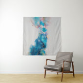 Alcohol Ink Art. Abstract painting. Alcohol Ink ba タペストリー (インサイチュ(横))