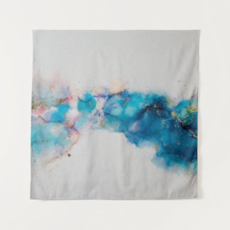 Alcohol Ink Art. Abstract painting. Alcohol Ink ba タペストリー