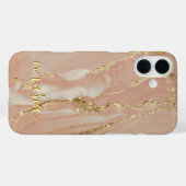 Alcohol Ink Chic Monogrammed Case- Mate iPhone Case-Mate iPhoneケース (裏面 (横))